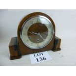 A German Wurrtemberg Art Deco chiming mantel clock,