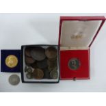 Coins & Tokens - inc South Africa silver One Rand UNC in fitted box,