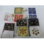 Coins - cased sets - UK Deluxe Proof Collection 1997, Proof Collection 1986,