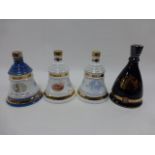 Whisky - four Bell's decanters 1992,93,94 & 95, all 70cl & 40% vol.