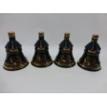 Whisky - four Bell's decanters 1996,97,98 & 99, all 70cl & 40% vol.