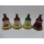 Whisky - four Bell's decanters 2000 x2, 2001, & 2002, all 70cl & 40% vol.