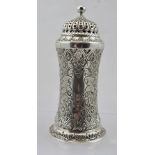 HORACE WOODWARD & CO. (Edgar Finley & Hugh Taylor) A VICTORIAN SILVER SUGAR SIFTER of waisted form