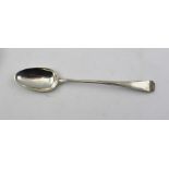 GEORGE SMITH III & WILLIAM FEARN A GEORGE III SILVER BASTING SPOON, bears monogram, London 1786,