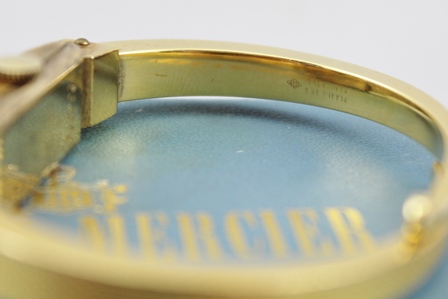 A MID 20TH CENTURY LADY'S "BAUME AND MERCIER" OF GENEVE, gold plated bracelet watch, in original - Image 6 of 7