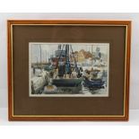ARTHUR SHELDON PHILLIPS "Weymouth Harbour", Watercolour Drawing,