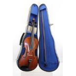 "THE MAIDSTONE" FULL SIZE VIOLIN, having two piece back, bearing internal oval paper label -