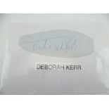 DEBORAH KERR, autograph