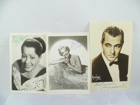 A QUANTITY OF LOOSE PHOTOGRAPHS OF ENTERTAINERS AND CELEBRITY ACTORS FROM THE MID 20TH CENTURY, - Image 5 of 9