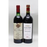 CHATEAU LA TOUR BLANCHE 1984 Medoc cru Bourgeois, 1 bottle CALVET RESERVE 2014 Bordeaux, 1 bottle (