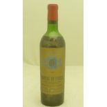 CHATEAU DE FIEUZAL 1967, 1 bottle