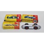 DINKY TOYS DIE-CAST VEHICLES including; BRM racing car no.243, Lotus racing car no.241 and Cooper