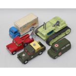 CORGI MAJOR TOYS EUCLID TC12 CATERPILLAR TRACTOR, Corgi Toys Land Rover 109 WB Breakdown vehicle,