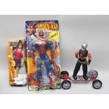 ACTION MAN MOUNTED MISSION in ovb, SUPER HERO SPIDER MAN Marvel figure in blister pack, FIVE VARIOUS