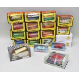 FIFTEEN ASSORTED CORGI DIE-CAST MODELS OF BUSES and COACHES including; Routemasters, various