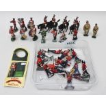 A QUANTITY OF CAST AND PAINTED LEAD SOLDIERS including; Britains and others, Regiments including;