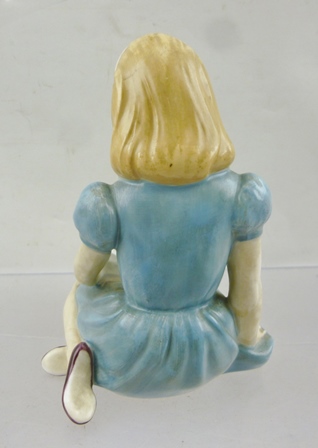 A ROYAL DOULTON BONE CHINA FIGURE "Alice" HN2158, 12.5cm high - Image 2 of 3