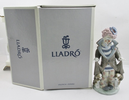 A LLADRO PORCELAIN FIGURE "Surprise" no. 5901, in original box - Image 4 of 4