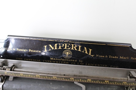 AN EARLY 20TH CENTURY "IMPERIAL" MANUAL TYPEWRITER, together with ANOTHER (for spares and repairs) - Image 2 of 2