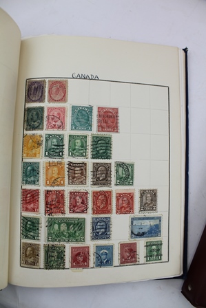FOUR VARIOUS STAMP ALBUMS; maroon album with GB mint, mainly 1980 red album with some earlier GB - Image 2 of 2