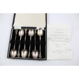 B.H. JOSEPH & CO. (BARNET HENRY JOSEPH) A SET OF SIX LATE 19TH CENTURY CONTINENTAL SILVER APOSTLE