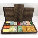 A MONOPOLY DE LUXE 1936 SET, in snakeskin effect box