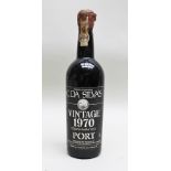 DA SILVA'S 1970 vintage port, Oporto bottled 1972, 1 bottle