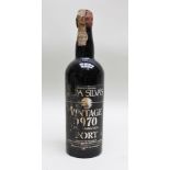 DA SILVA'S 1970 vintage port, Oporto bottled 1972, 1 bottle