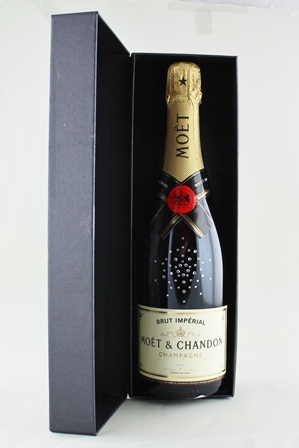 MOET NV with Swarovski Crystals, 1 x bottle (boxed)