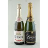 LANSON NV champagne, 1 bottle CHATEAU BELNOR NV sparkling, 1 bottle (2)