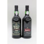 DOW'S 1989 LBV, bottled 1995, 1 bottle DOW'S 1990 LBV, bottled 1996, 1 bottle (2)