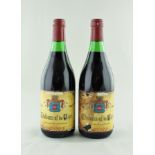 CHATEAUNEUF-DU-PAPE 1980 Frank Reich, 2 bottles