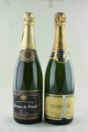 HARRODS CHAMPAGNE NV, 1 bottle MARQUIS DE PREVEL BRUT CHAMPAGNE, 1 bottle (2)