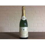 *11 bottles of Blanc de Blanca Cave de Lugny Sparkling Chardonnay Brut.