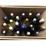 *1 box containing 20 bottles of assorted red and white wines.