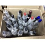 *1 box containing 20 bottles of assorted red and white wines.