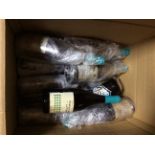 *1 box containing various red wines.