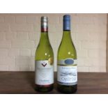 *8 bottles of Villa Maria 2016 Chardonnay, with 8 bottles Oyster Bay 2015 Sauvignon Blanc. Wine of