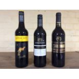 *6 bottles of Yellow Tail 2015 Shiraz, 6 bottles of Lindeman's 2015 Cabernet Sauvignon, and 4