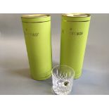 *Two pairs of Waterford Crystal boxed 'LISMORE' tumblers.