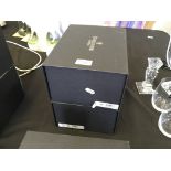 *Four boxed Waterford crystal 'LISMORE' diamond brandy glasses.