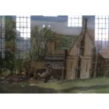 LORD METHUEN, R.A, R.S.W, P.P.R.W.A, framed, signed, watercolour titled 'Abbotsbury Barn' 29cm x