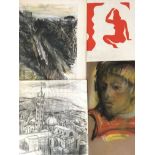 DAVID JAMES CARR (1944-2009). Unframed, dated 1960s, eleven unframed works on paper, ten drawings