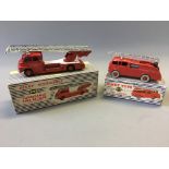 A Dinky 955 fire engine and 956 turntable fire escape, in boxes. (NO CONDITION REPORT, VIEWING OF