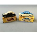 A Dinky 156 Rover Saloon and 161 Austin Somerset Saloon, in boxes. (NO CONDITION REPORT, VIEWING