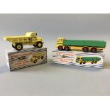 A Dinky Supertoys 934 Leyland octopus wagon and 965 Euclid rear dump truck, in boxes. (NO