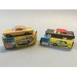 A Corgi 245 Buick Riviera and 2145 Ford thunderbird, in boxes. (NO CONDITION REPORT, VIEWING OF