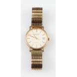 A gents Nathan & Co. Birmingham quartz wrist watch, the cream tone dial having hourly baton