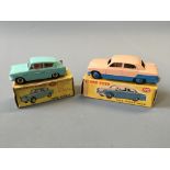 A Dinky 155 Ford Anglia and 170 Ford Fordor sedan, in boxes. (NO CONDITION REPORT, VIEWING OF LOT