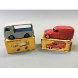 A Dinky Austin van 'Nestle's' and 490 electric dairy van, in boxes. (NO CONDITION REPORT, VIEWING OF